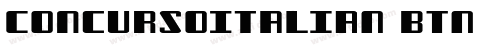 ConcursoItalian BTN Wide字体转换